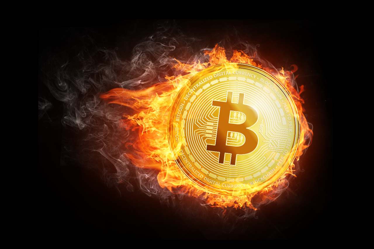 fiamme bitcoin