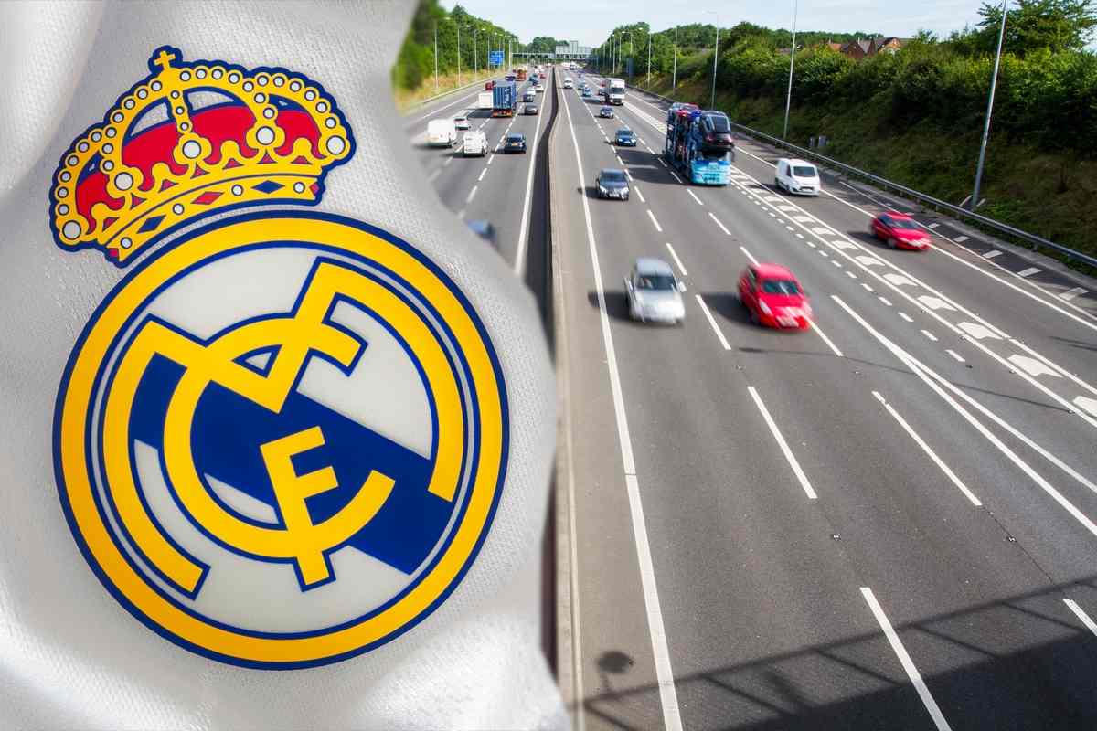 Autostrade e logo Real Madrid (AdobeStock)