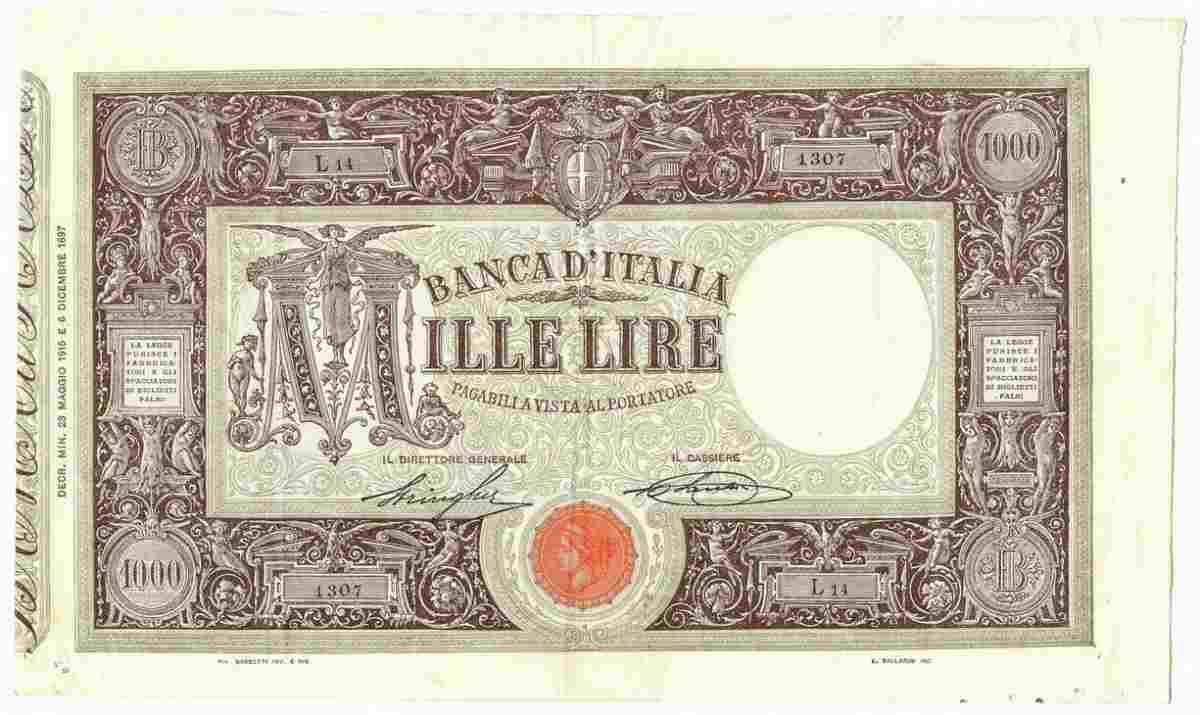 1000 lire 1915 