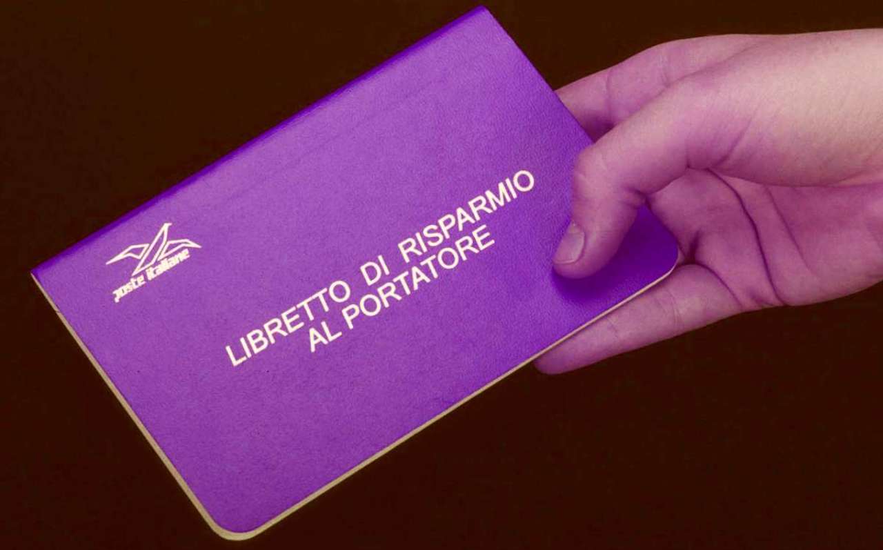 risparmio postale libretto di risparmio al portatore