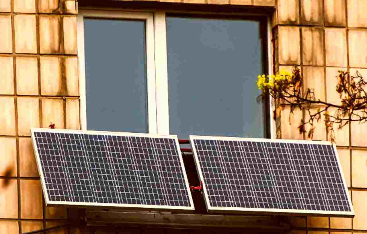 Fotovoltaico da balcone:
