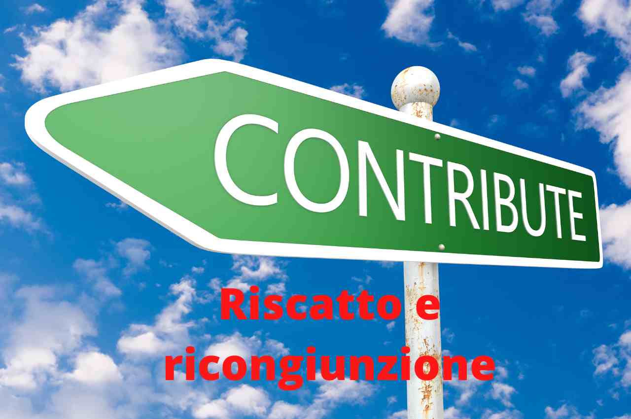 riscatto e ricongiunzione contributi