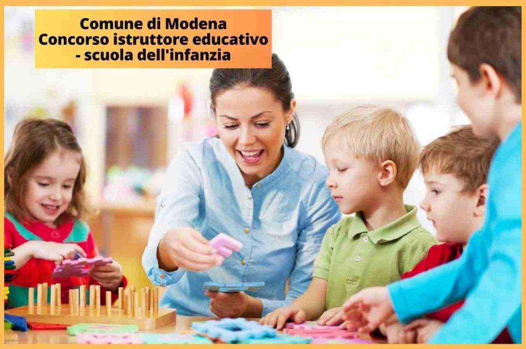 concorso istruttore educativo