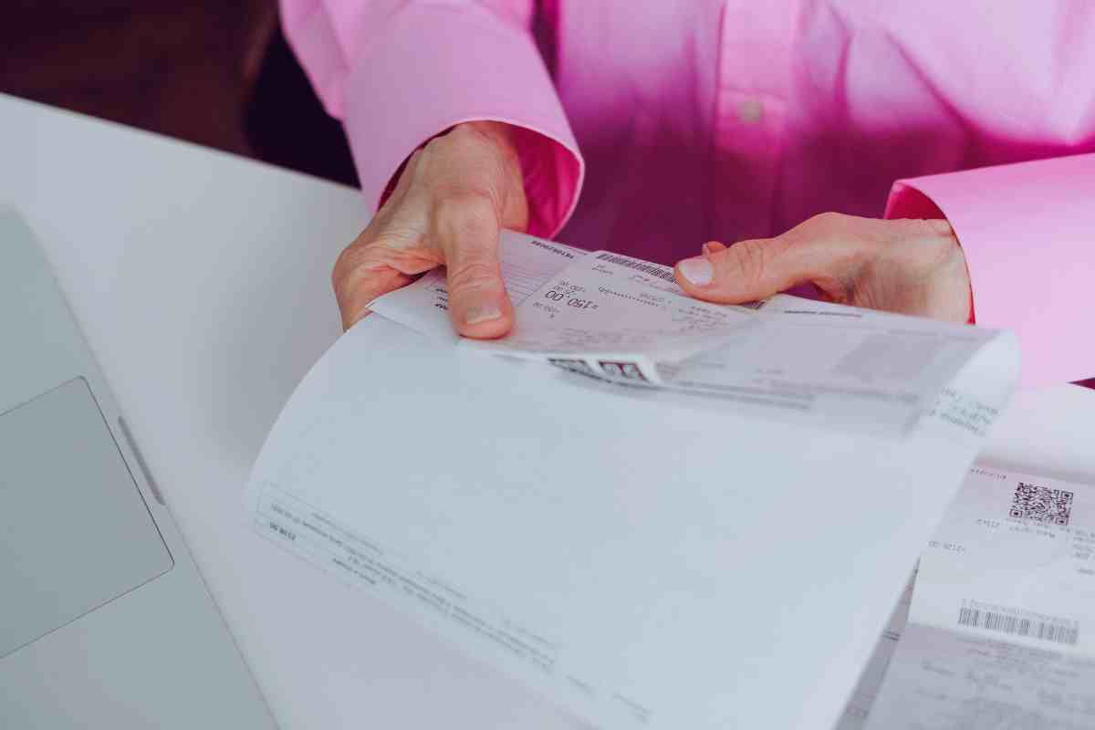 Documento con scontrino