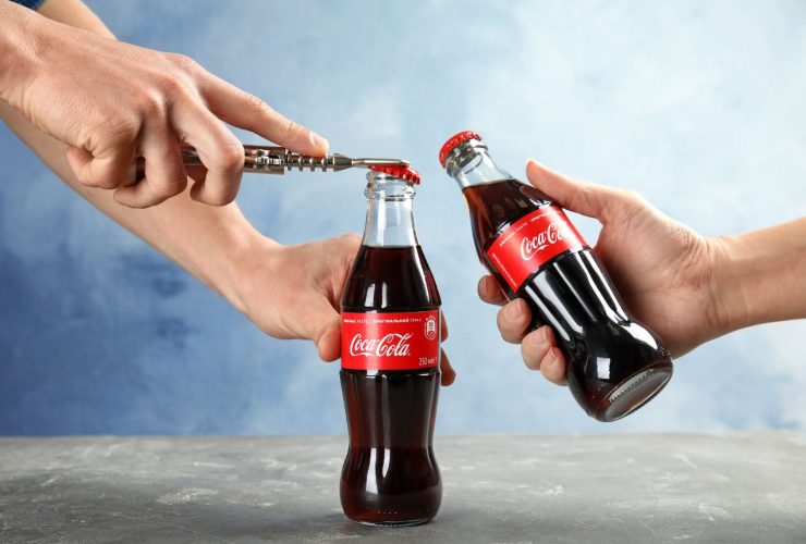 Bottiglie coca cola