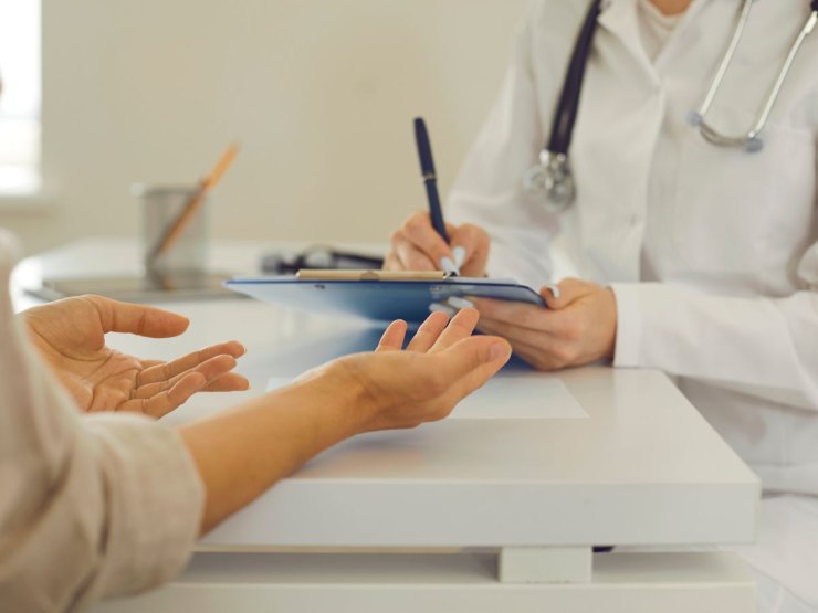 persona dal medico