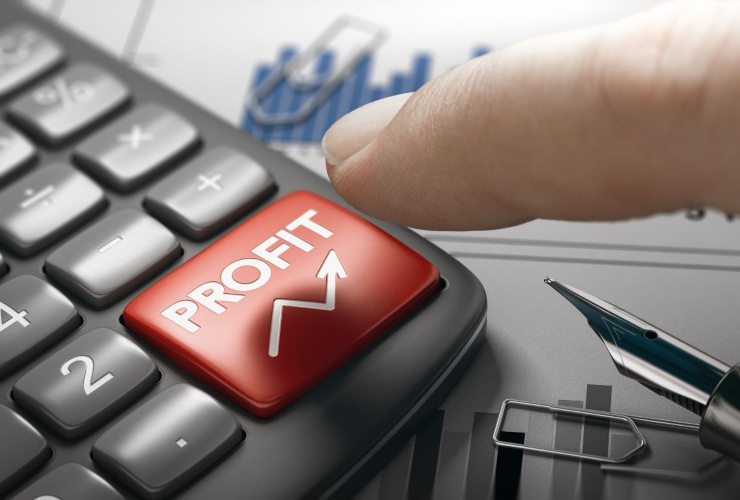 Tasto profit in italiano profitto