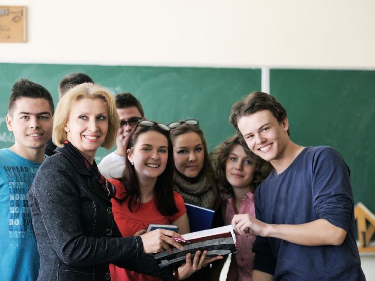 studenti e insegnante