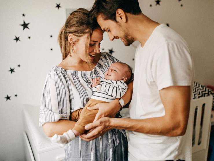mamma, papà e bebè