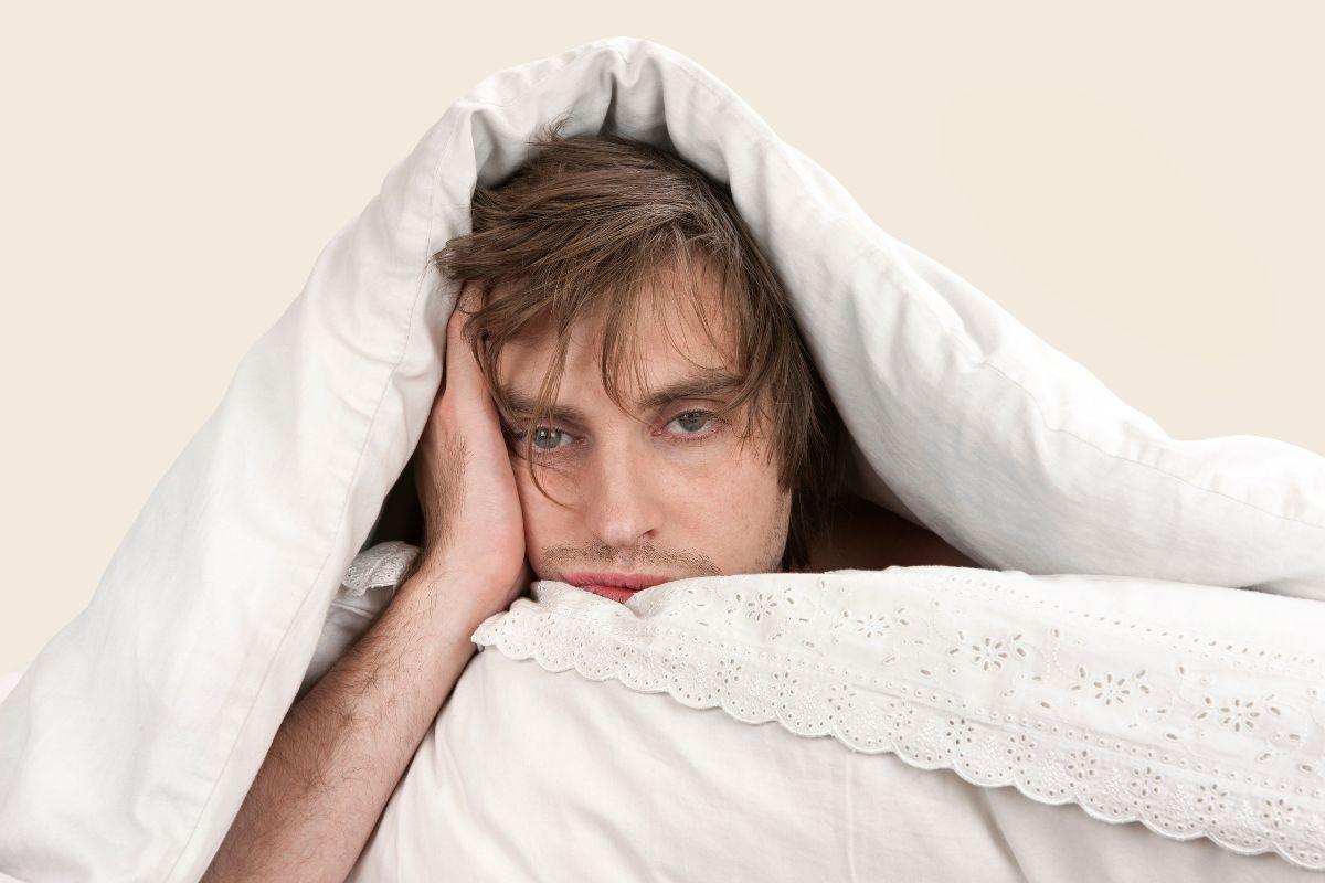 Persona che soffre di insonnia