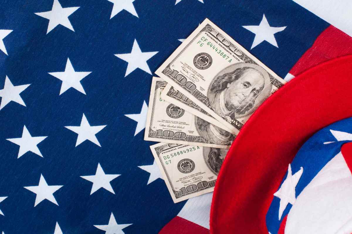 Dollari, bandiera USA