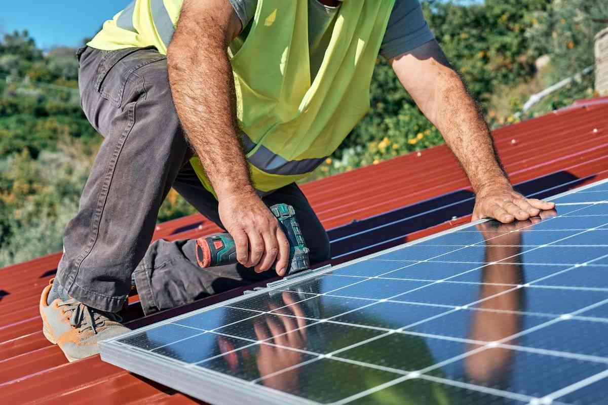 Installatore pannello
