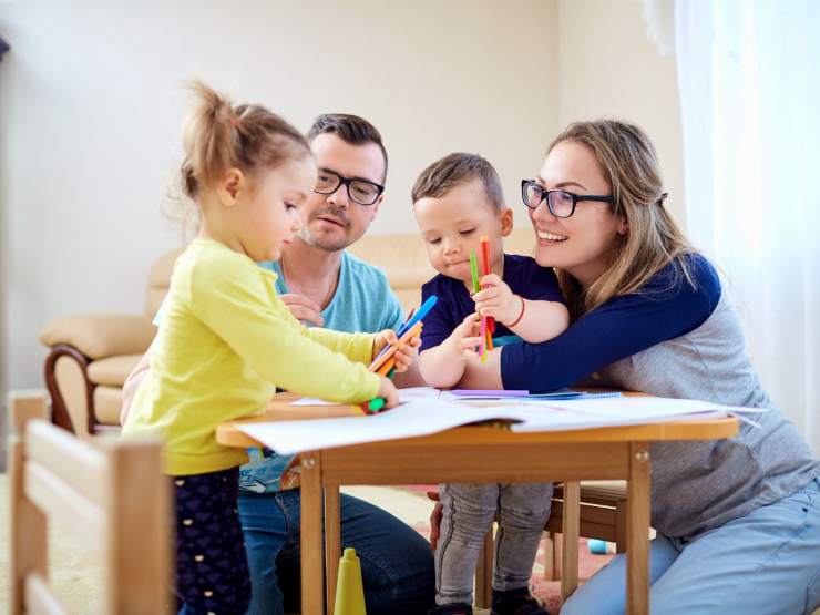famiglia riunita