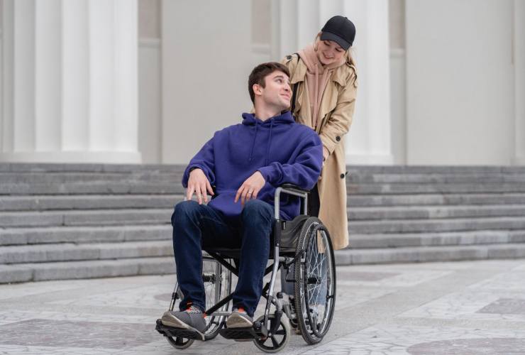 assitente e disabile