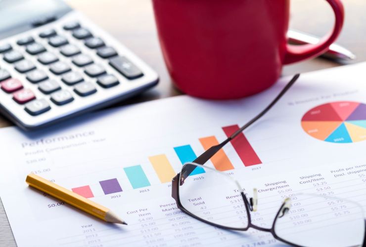 analisi dati e grafici di rendimenti