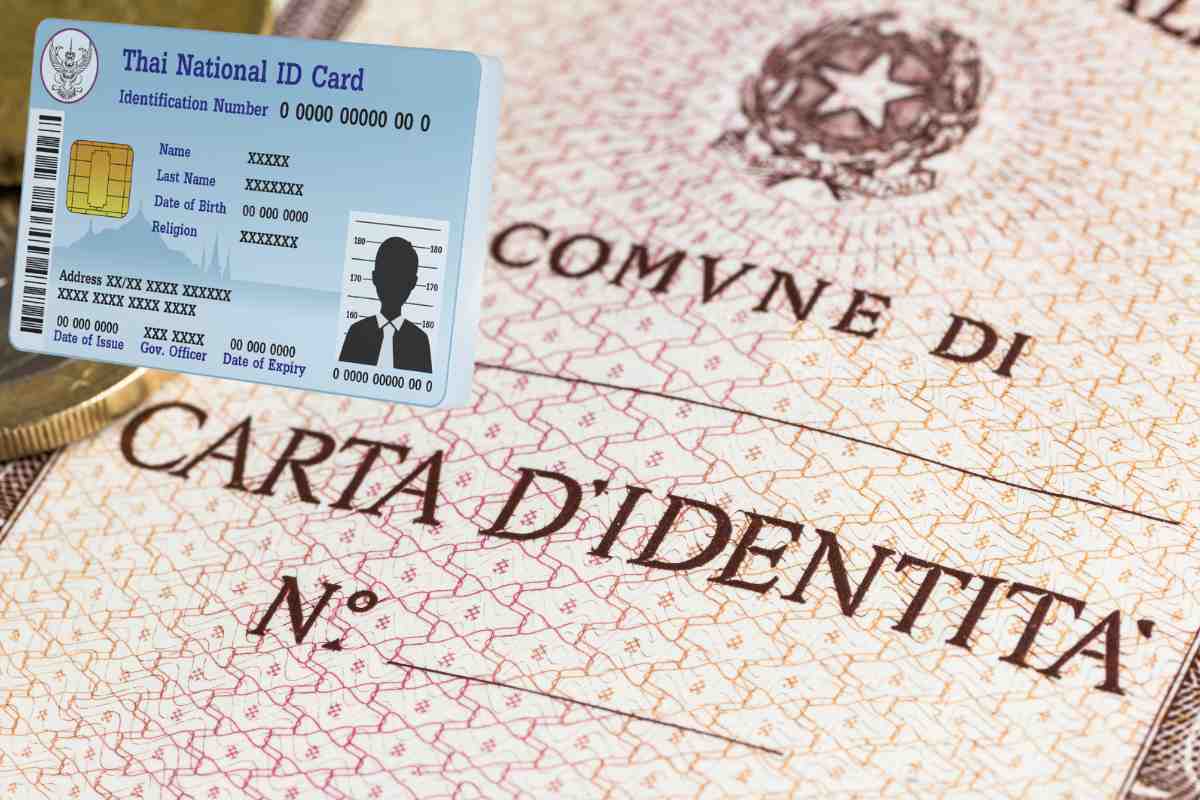 carta di identità cartacea e cie elettronica