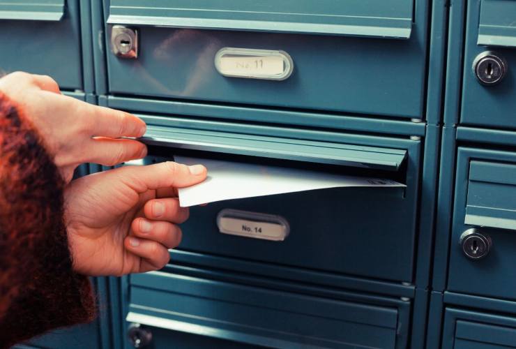 lettera e casella postale