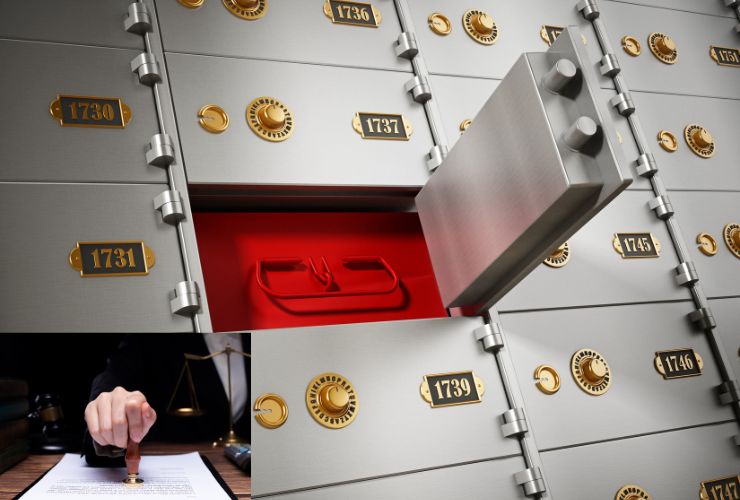 cassetta sicurezza eredità