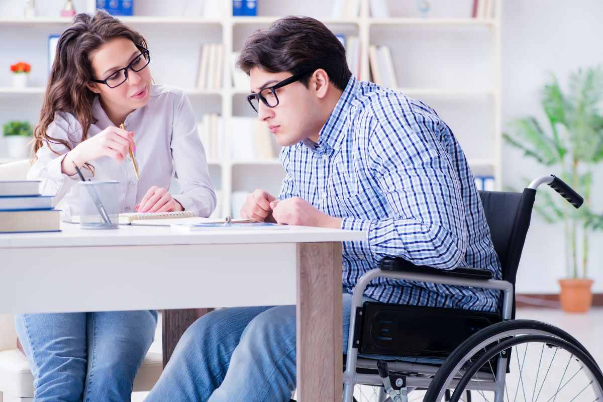 Disabile che studia normativa legge 104