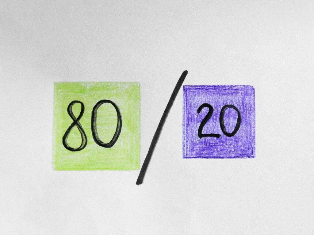 La regola 80/20
