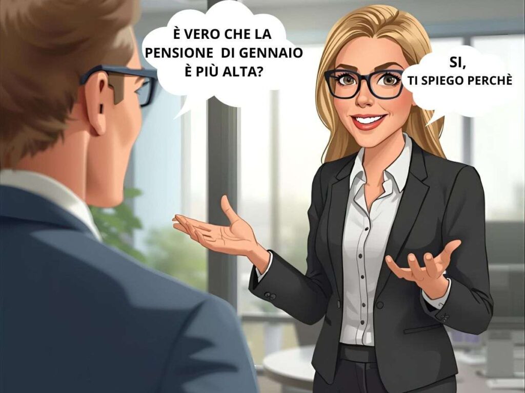 Uomo che chiede ad una donna 